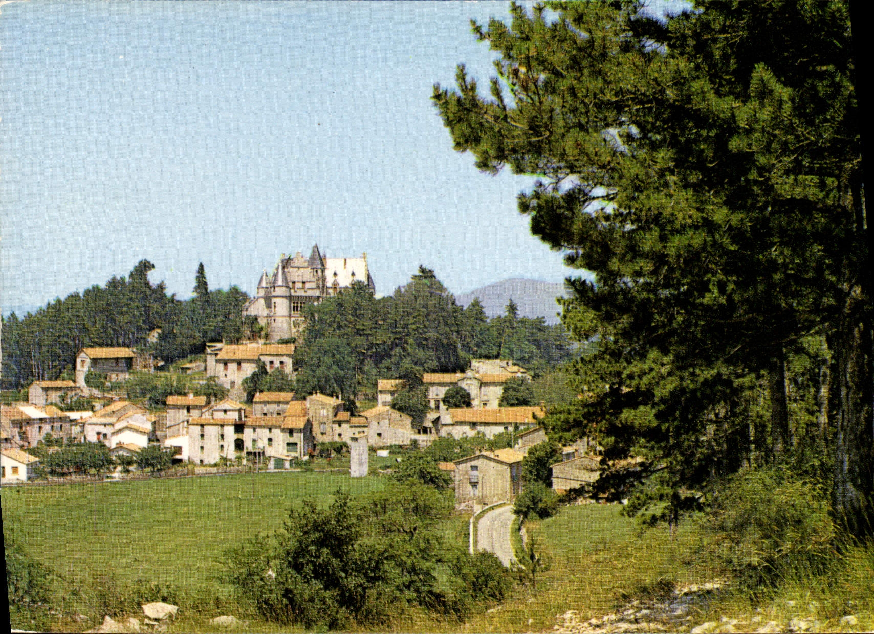 CPSM Le Massif Du Mont Aigoual Vue Generale De Montderdier