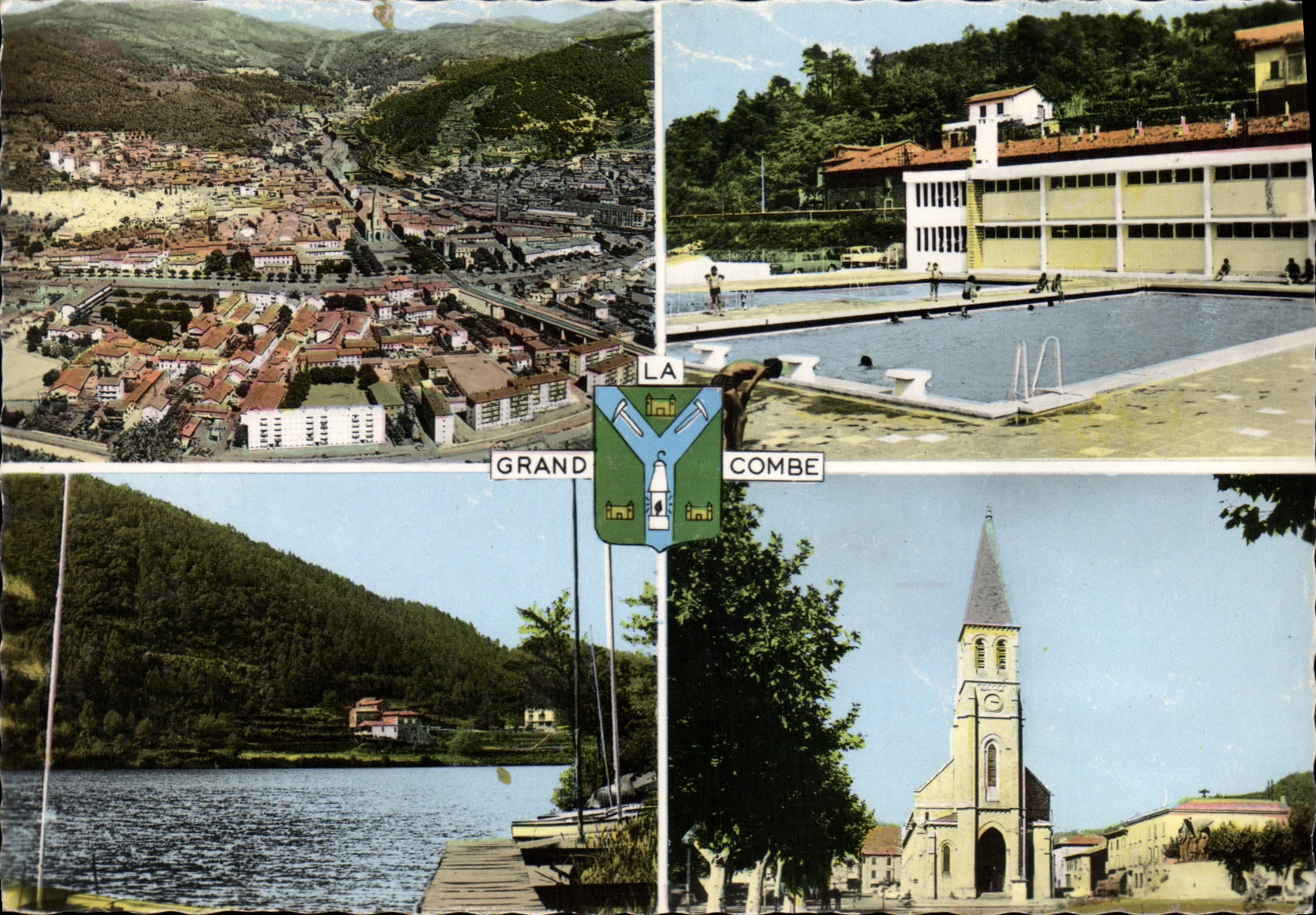 CPSM La GRANDE COMBE Vues diverses