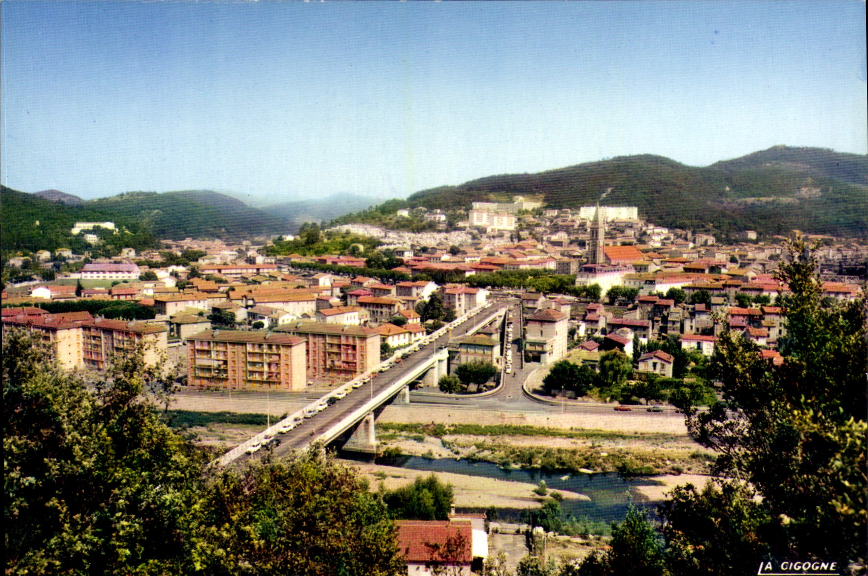 CPSM La GRANDE COMBE Le Pont Du Riste