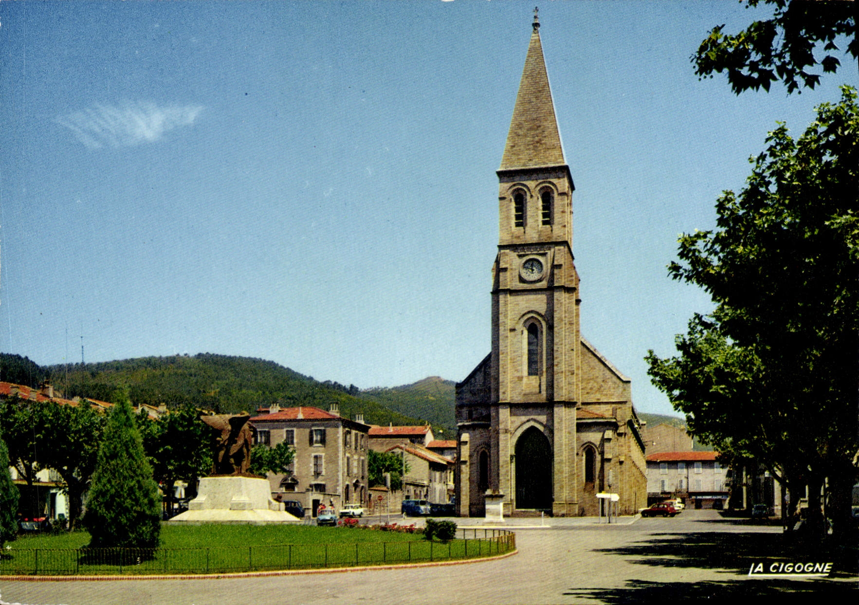 CPSM La GRANDE COMBE L'Eglise