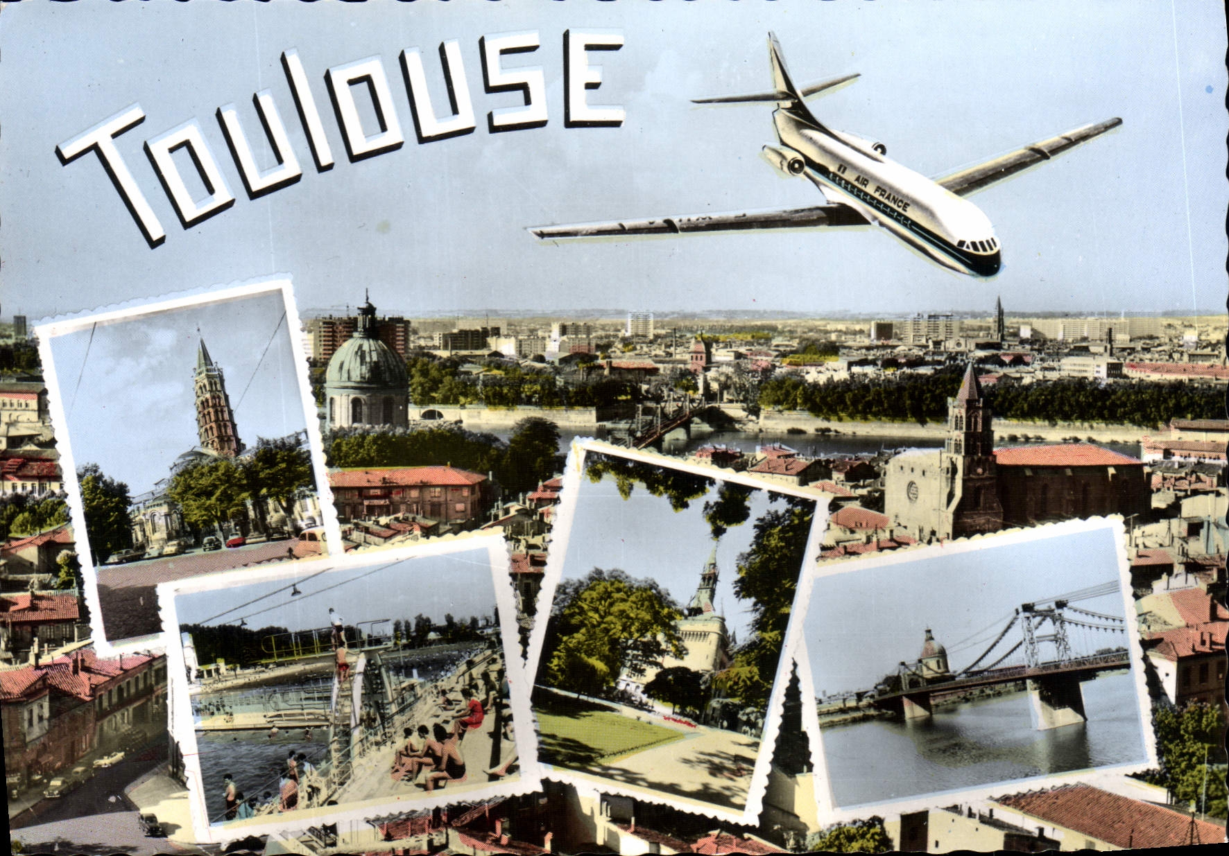 CPSM Souvenir De Toulouse
