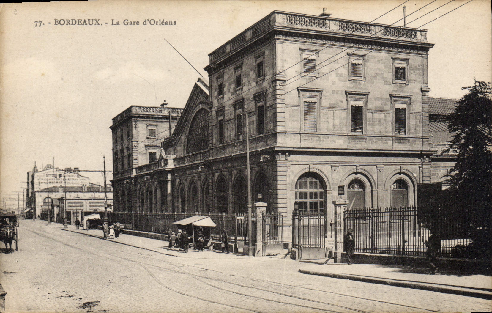 CPA Bordeaux La Gare d'Orleans