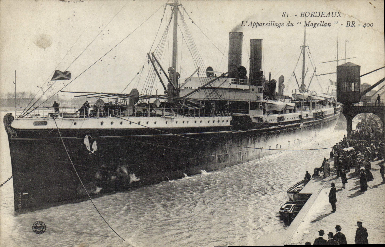 CPA Bordeaux L'Appareillage du Magellan BR 400