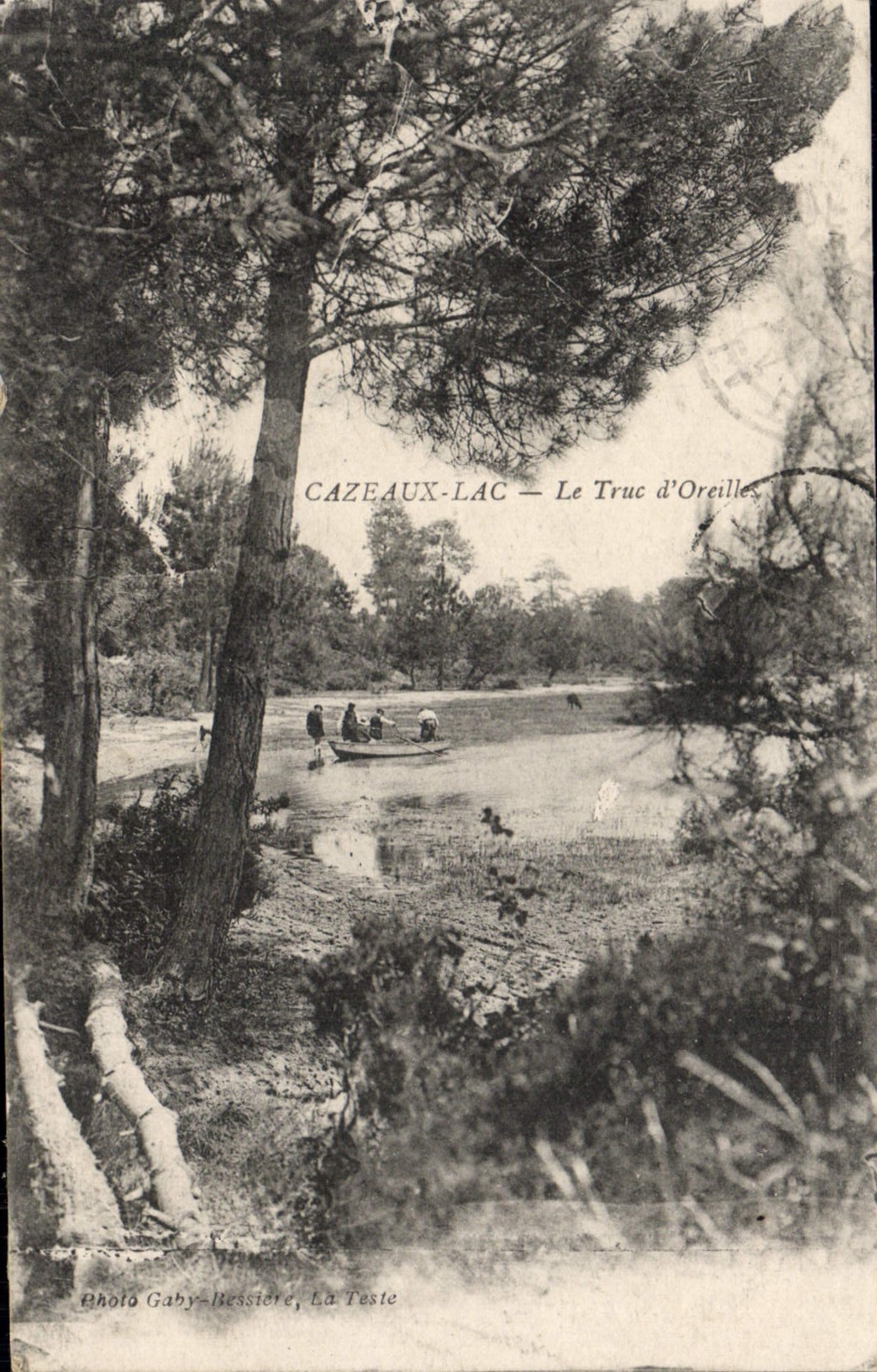 CPA Cazeaux Lac Le Truc d'Oreilles