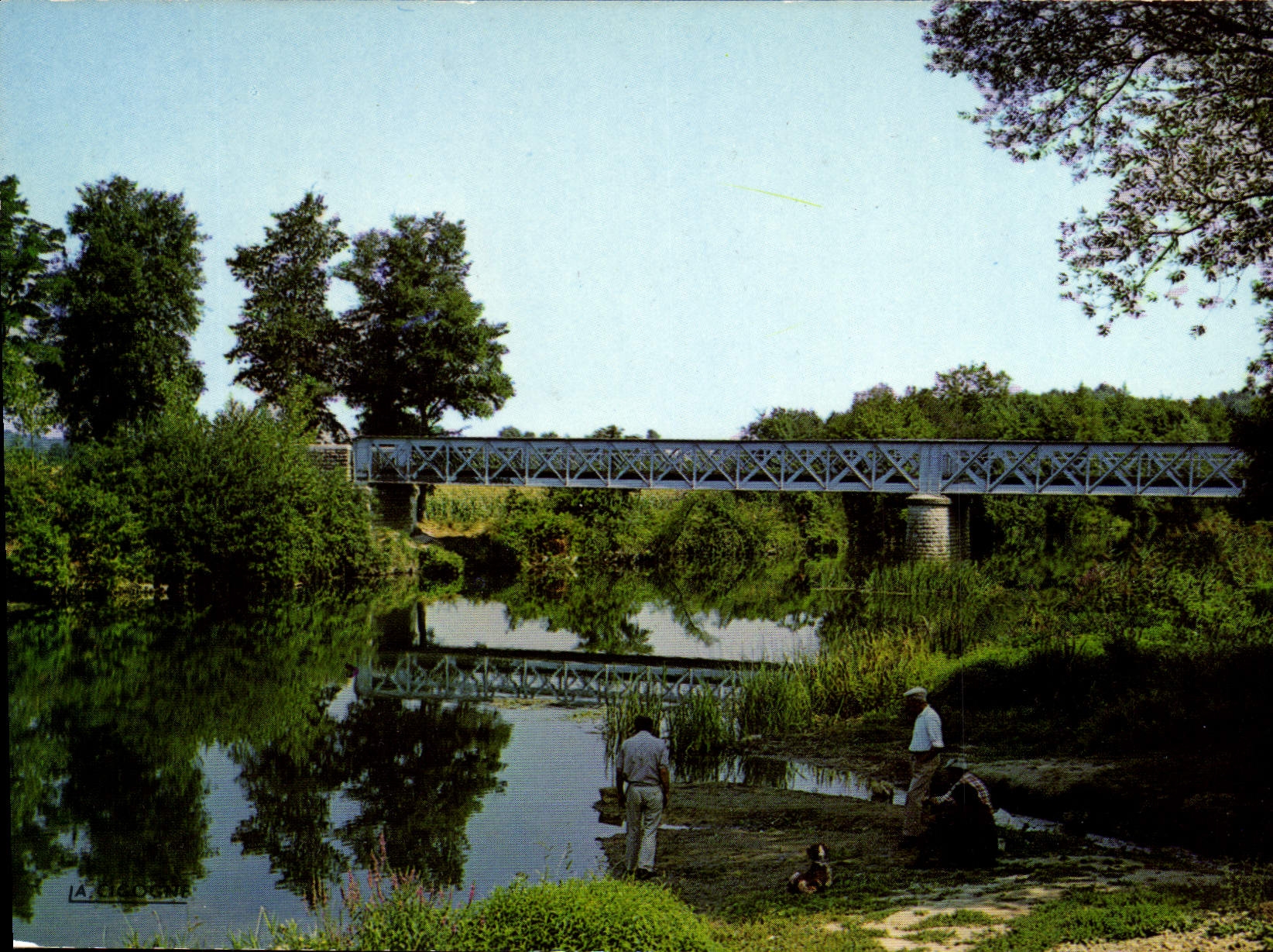 CPSM les Eglisottes Pont sur la Dronne