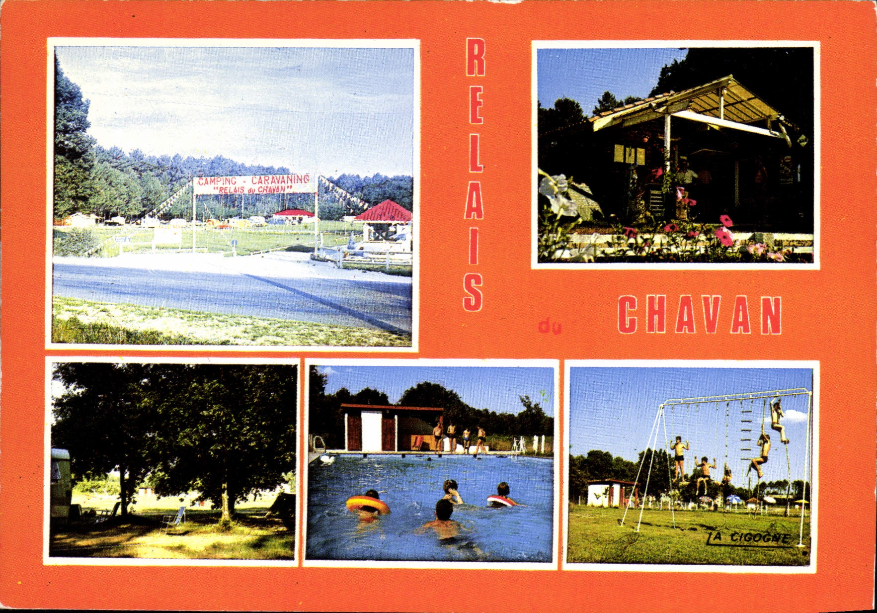 CPSM Relais du Chavan Camping Caravaning Laruscade Gironde Pierrebrune