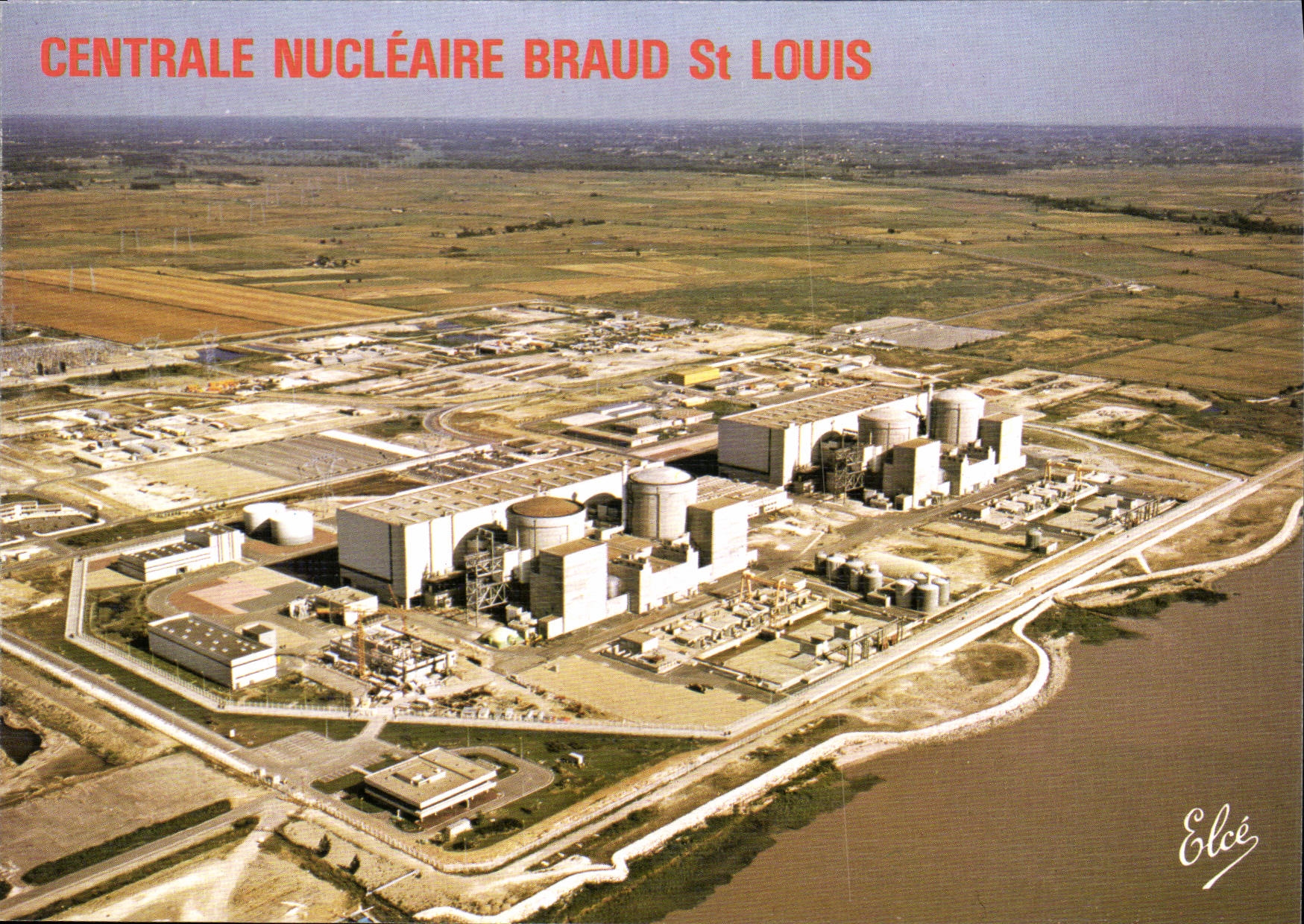 CPSM Braud St Louis La Centrale Nucleaire