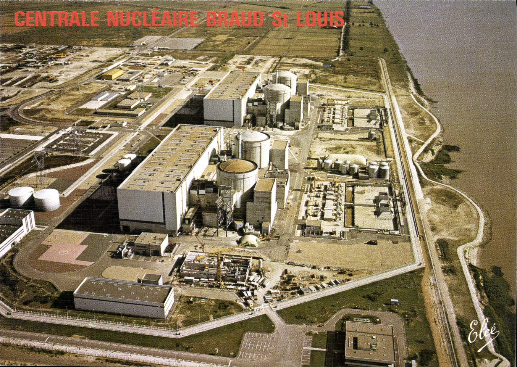 CPSM Braud St Louis La Centrale Nucleaire