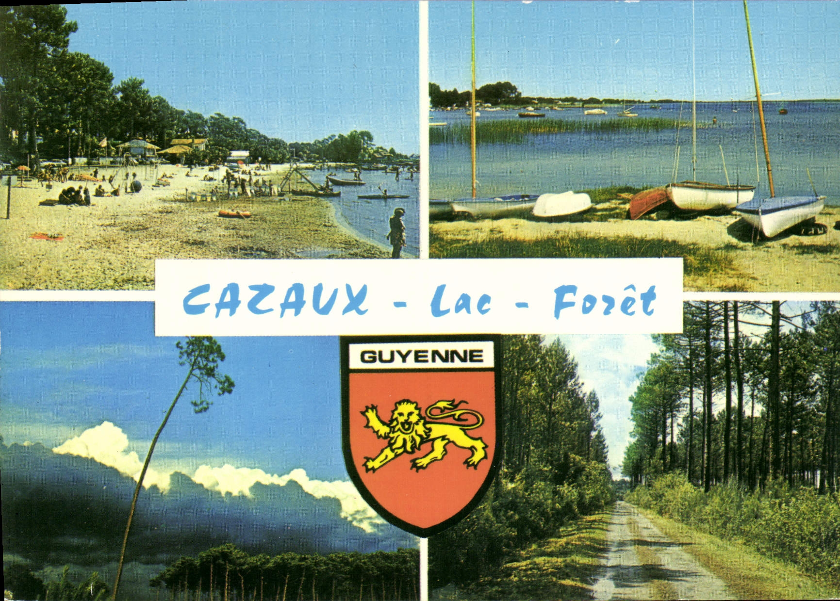 CPSM Cote Aquitaine Cazaux Gironde