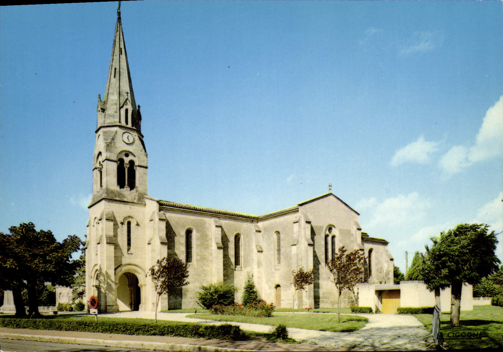 CPSM Facture Biganos L'Eglise
