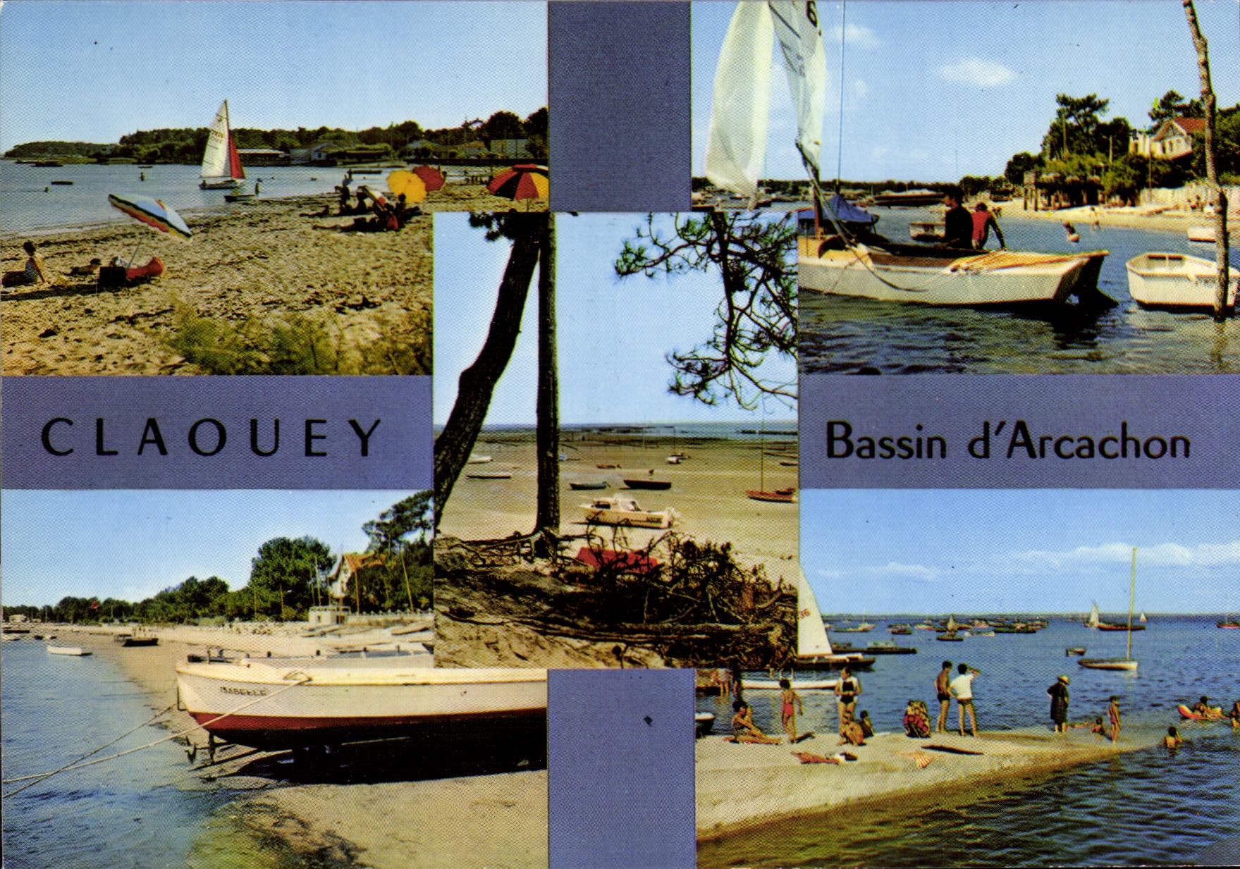 CPSM Cote Aquitaine Bassin D'Arcachon Claouey