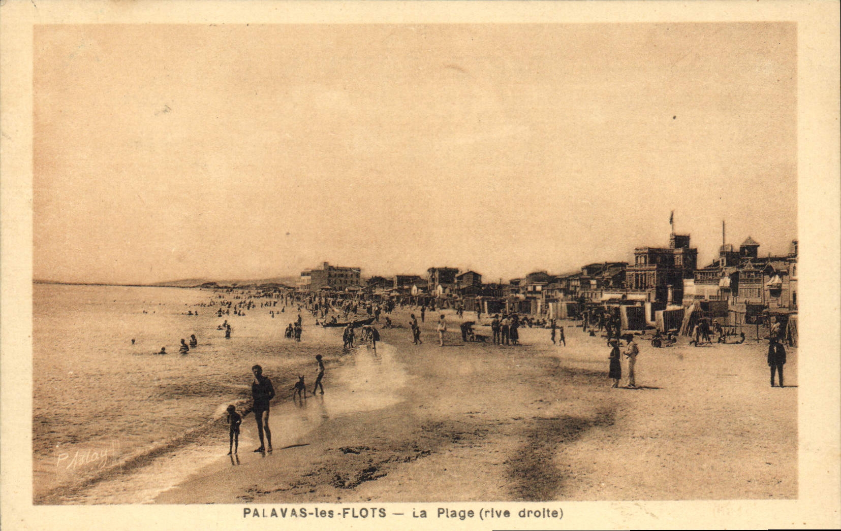 CPA Palavas Les Flots La Plage