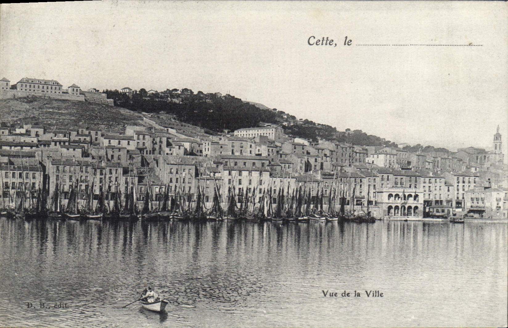 CPA SETE Cette Vue De La Ville