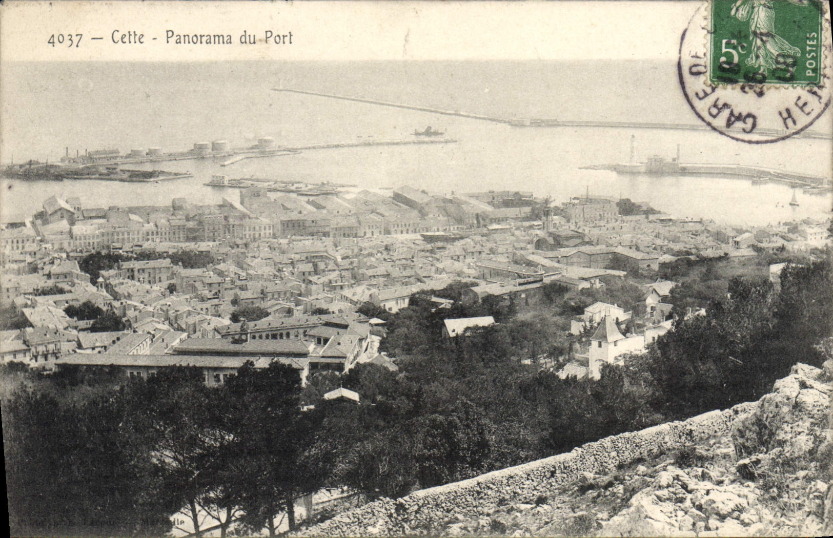 CPA Sete Panorama Du Port