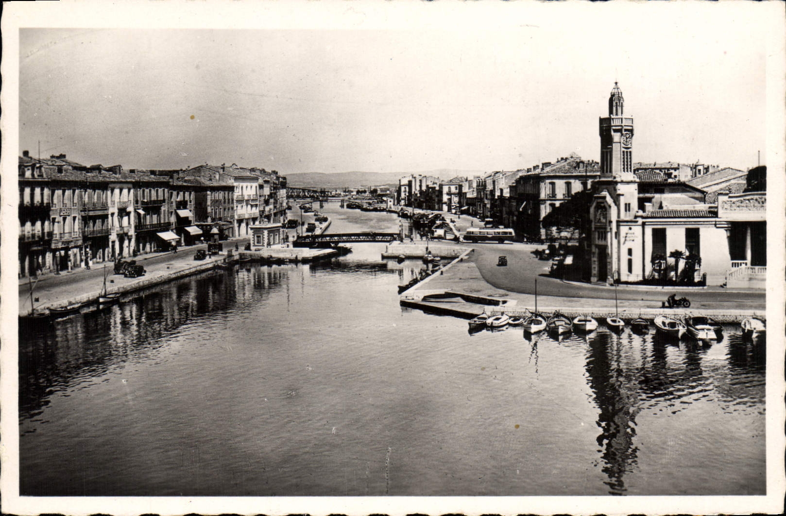 CPA Sete Chambre De Commerce Quai
