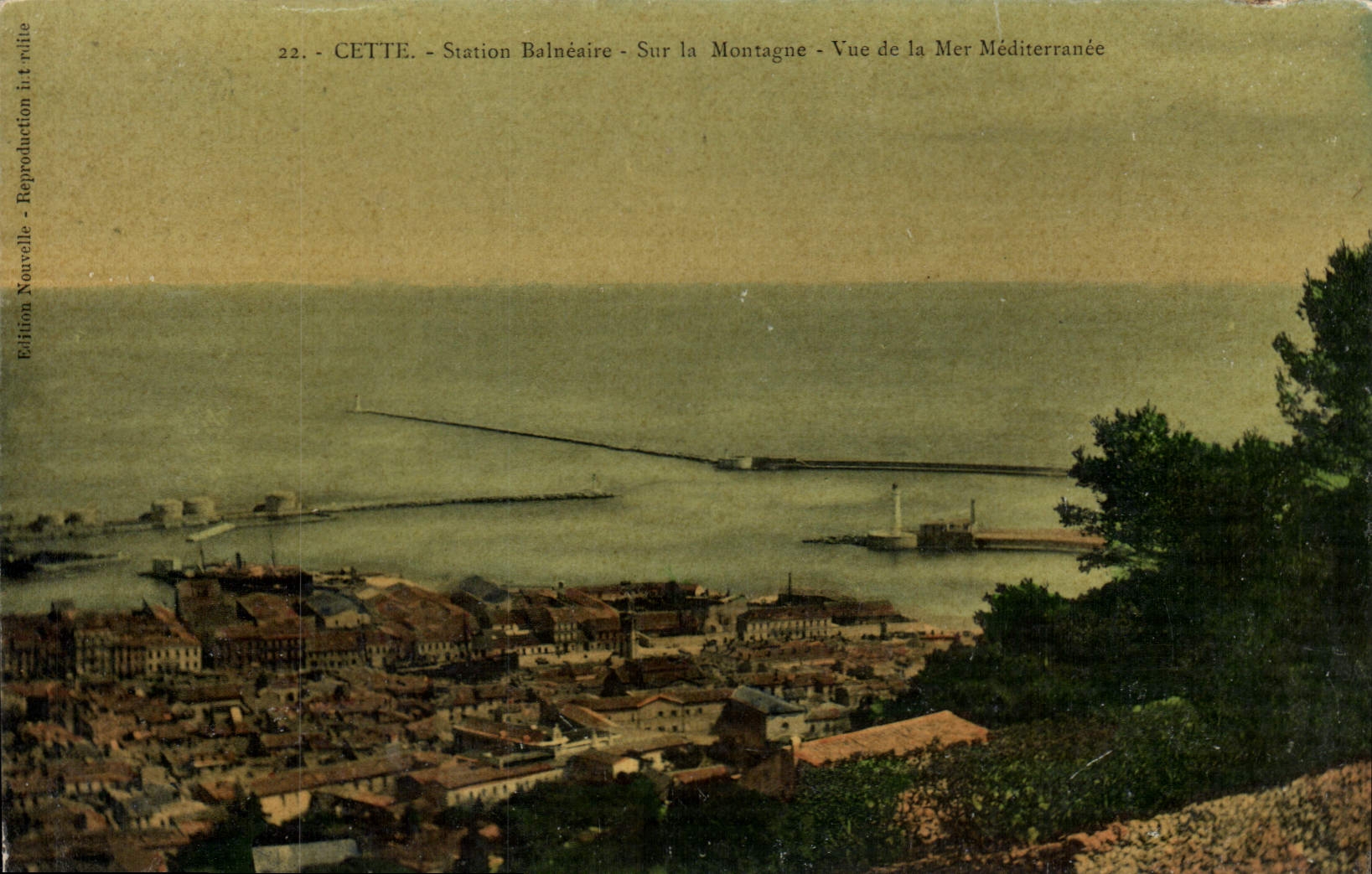 CPA Cette Station Balneaire Sur La Montagne