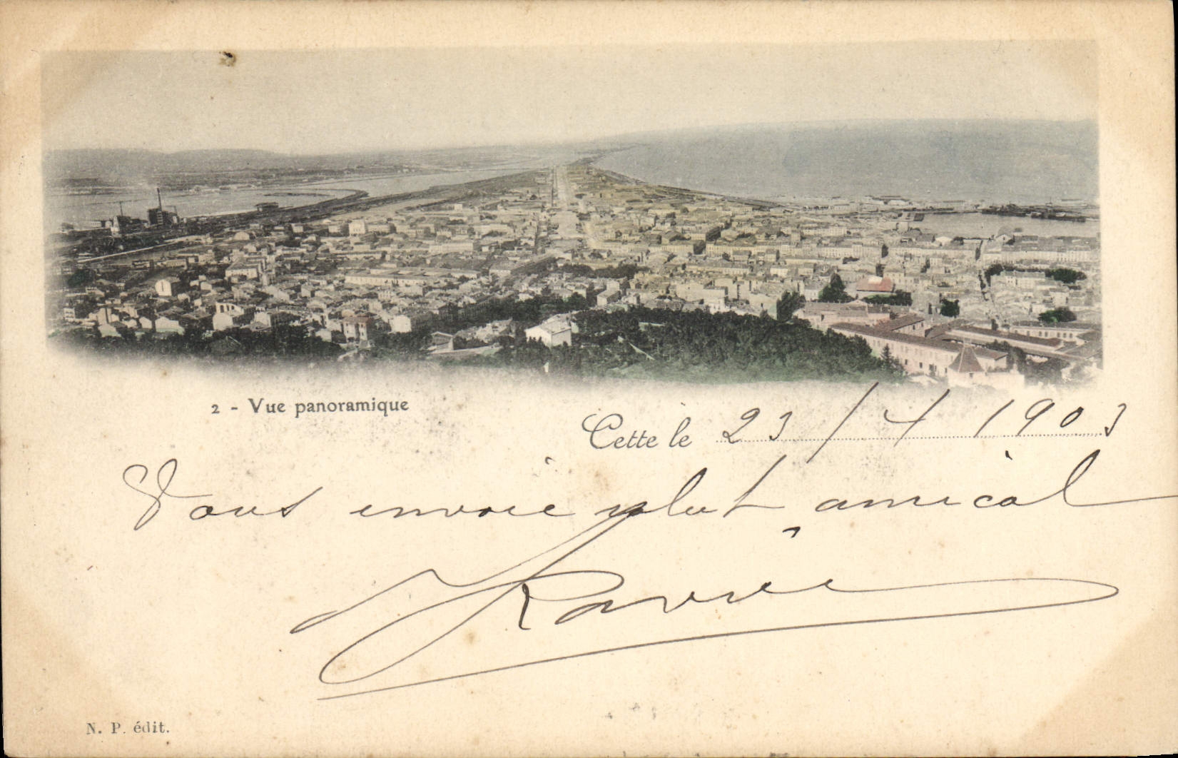 CPA Cette Vue Panoramique