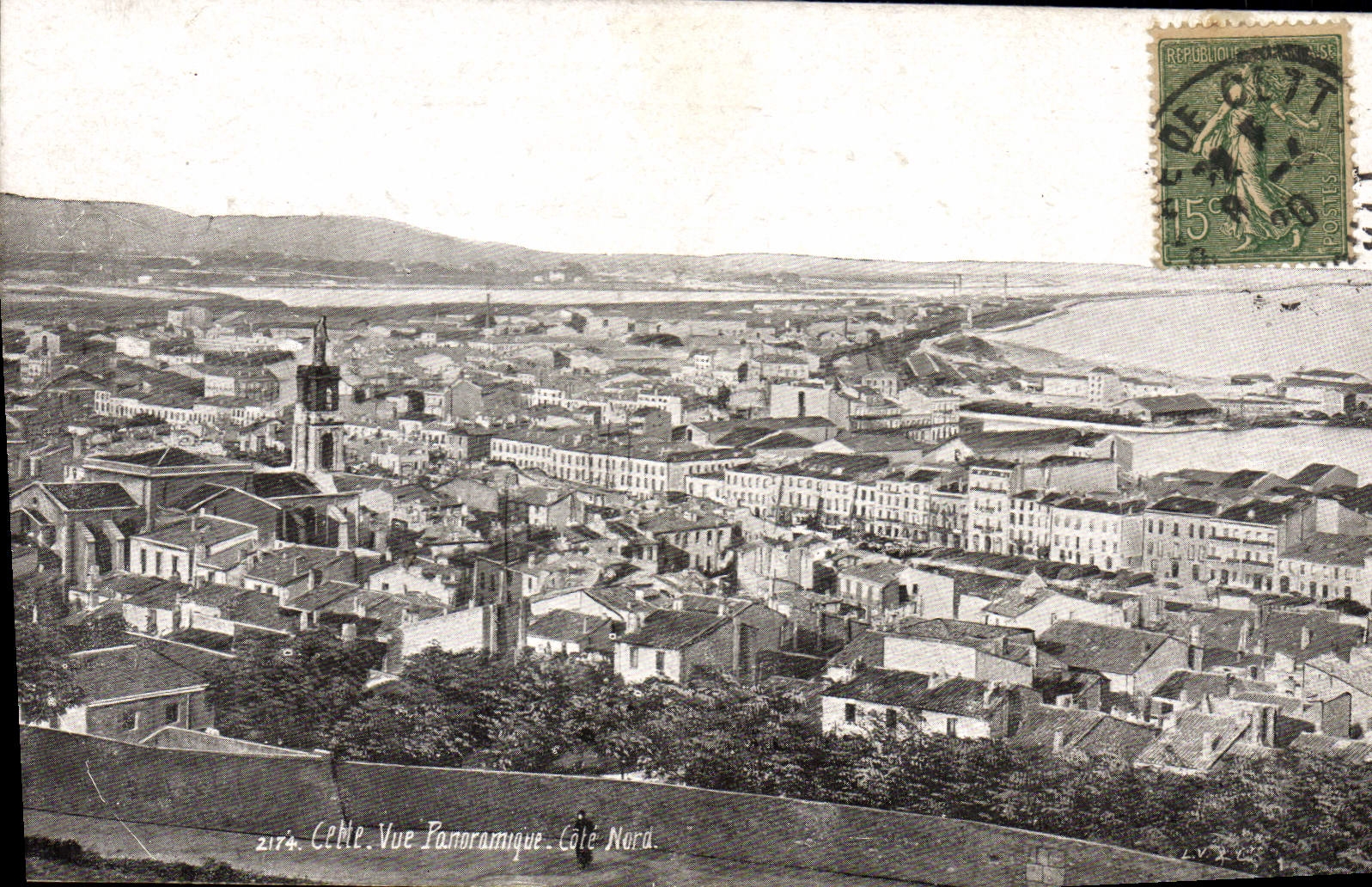 CPA Cette Vue Panoramique côté Nord