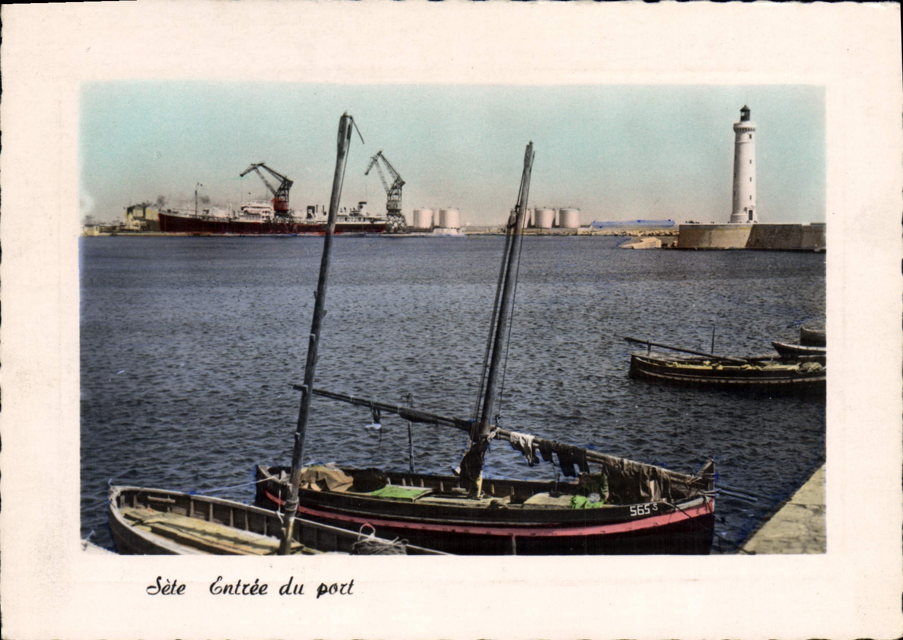 CPSM Sete Entre Du Port