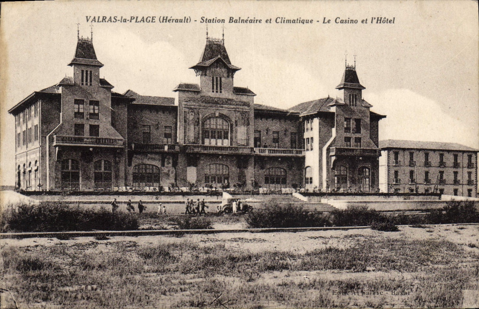CPA Valras La Plage Station Balneaire Et Climatique casino