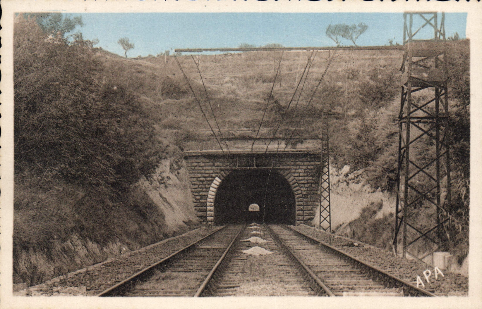 CPA Nissan Le Tunnel Du Malpas