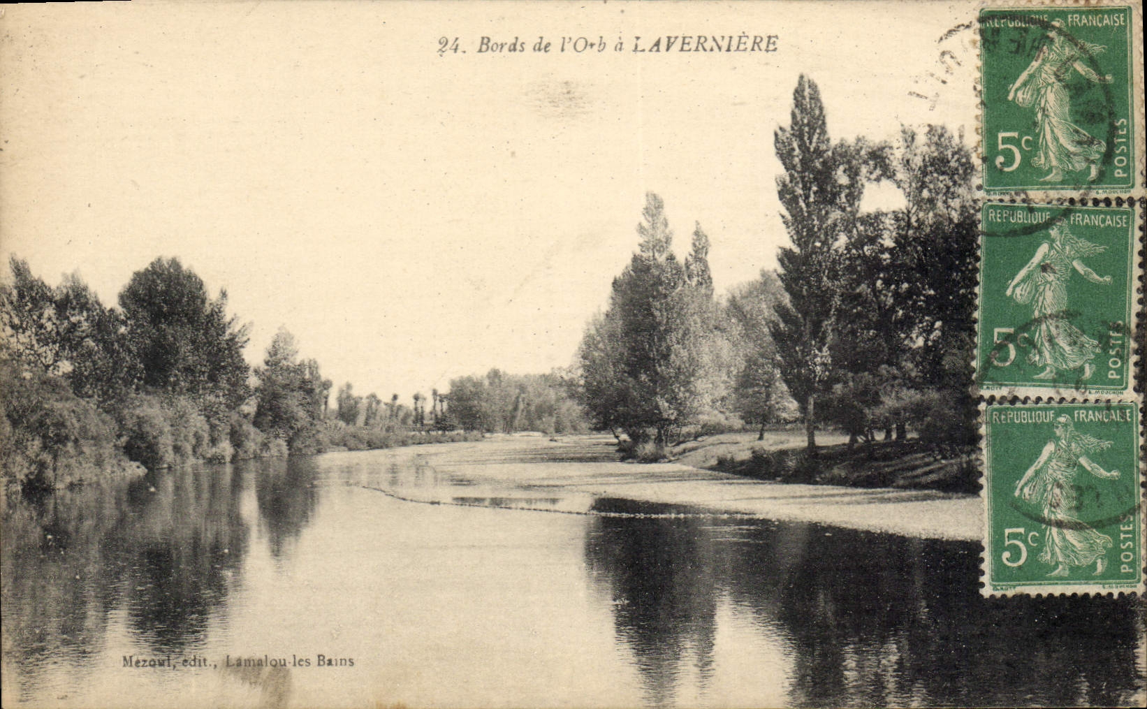 CPA Bords De I'Orb Laverniere