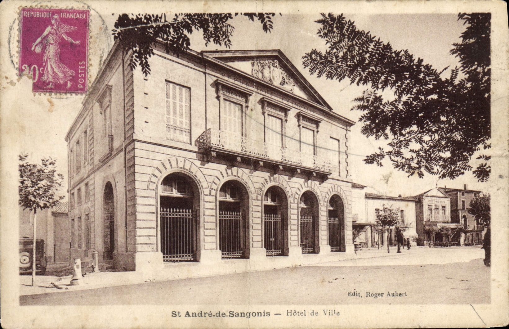 CPA St Andre De Sangonis Hotel De Ville