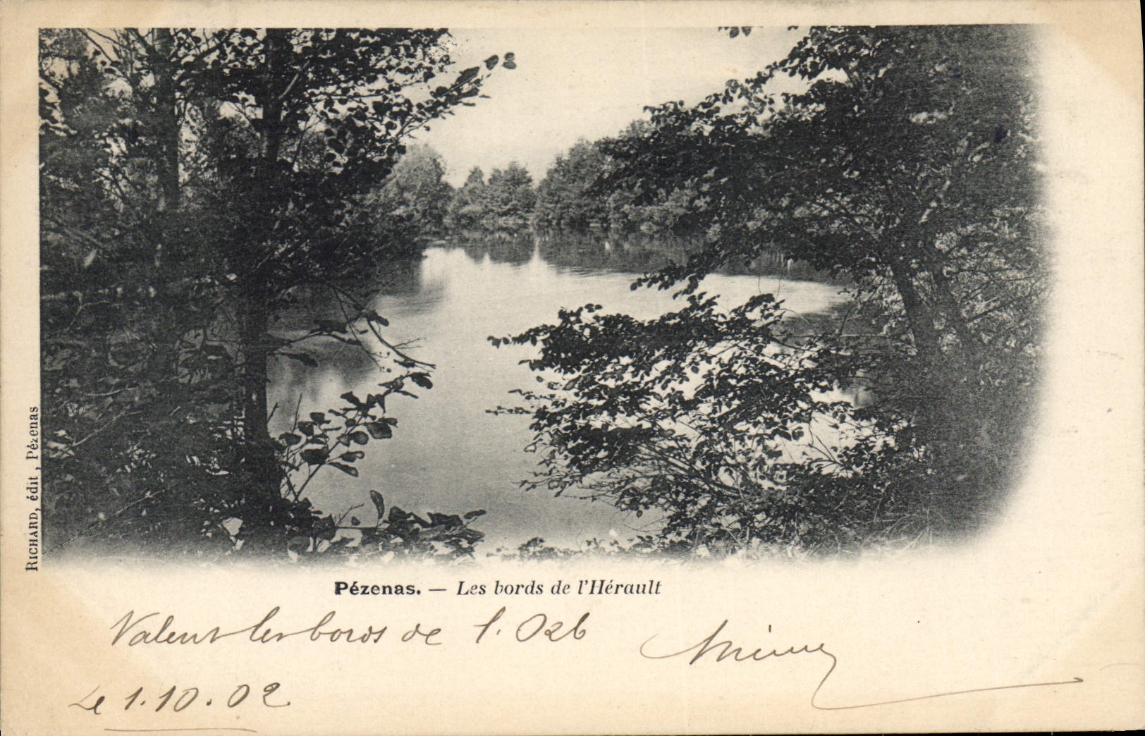 CPA Pezenas Les Bords De I'Herault