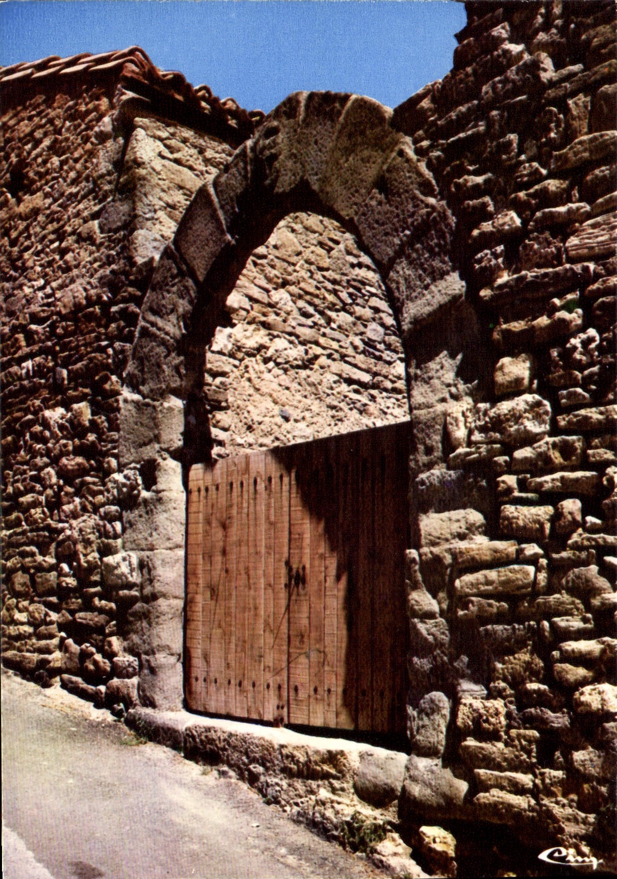 CPSM Minerve Place Forte Cathare Porte Des Templiers