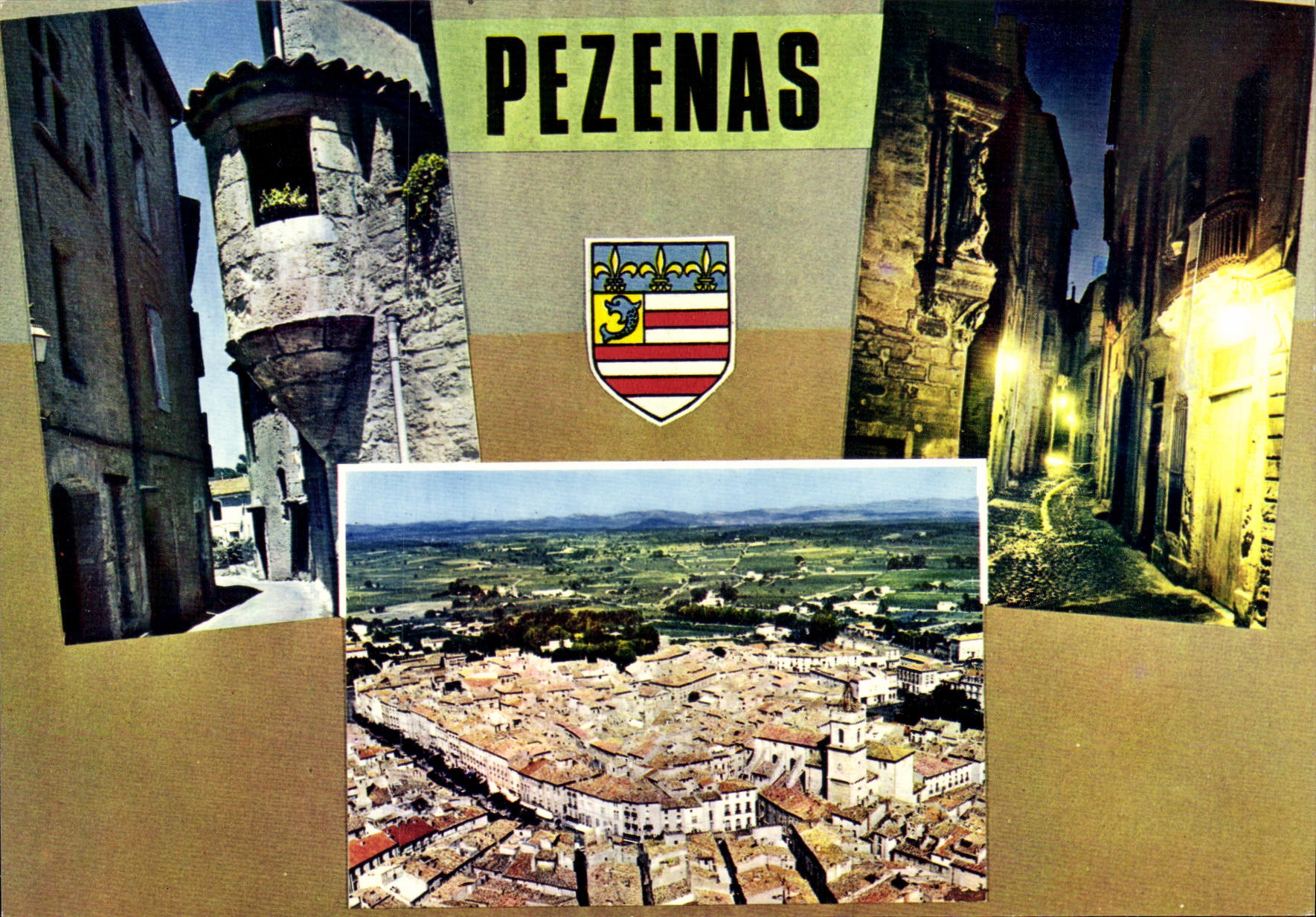 CPSM Pezenas Siege Du Gouvernement Du Languedoc