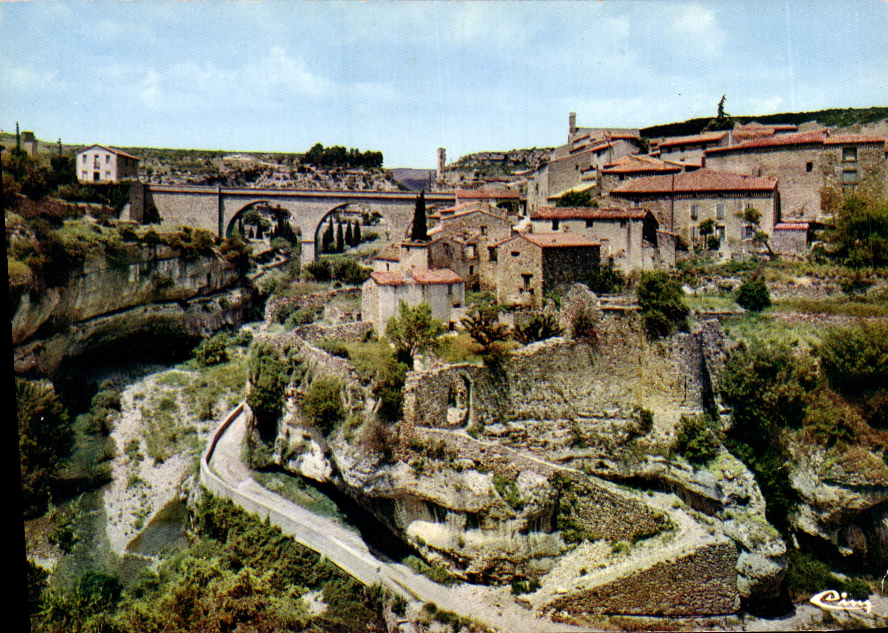 CPSM Minerve Pont Naturel Poterne Sud