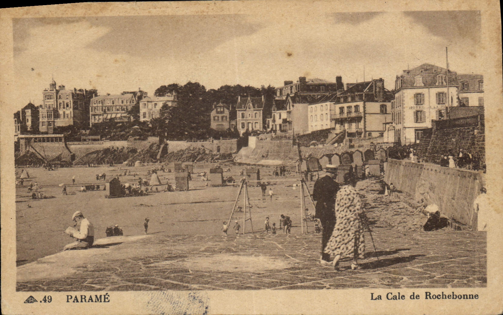 CPA Parame La Cale De Rochebonne