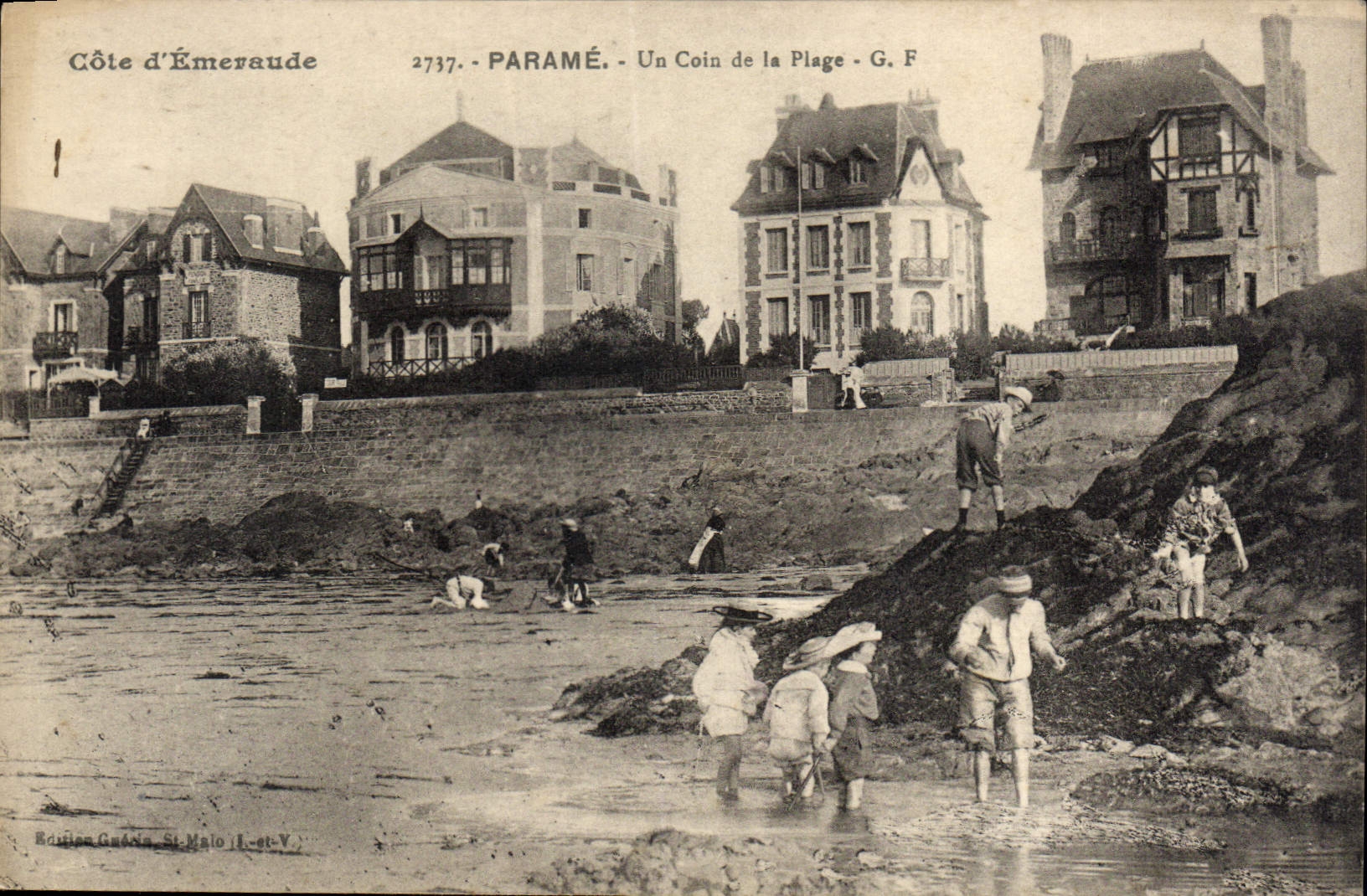 CPA Parame Un Coin De La Plage