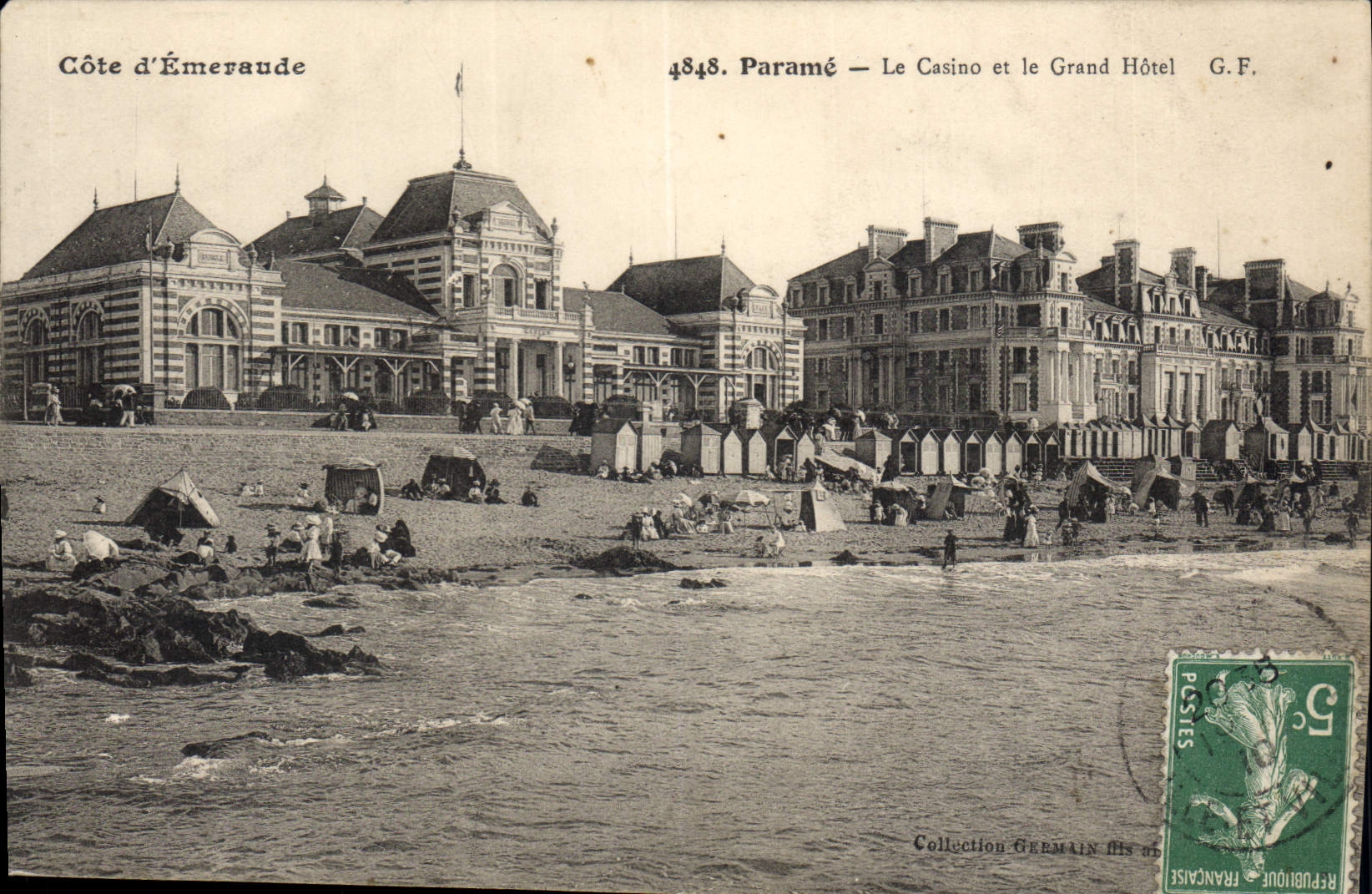 CPA Parame Le Casino Et Le Grand Hotel