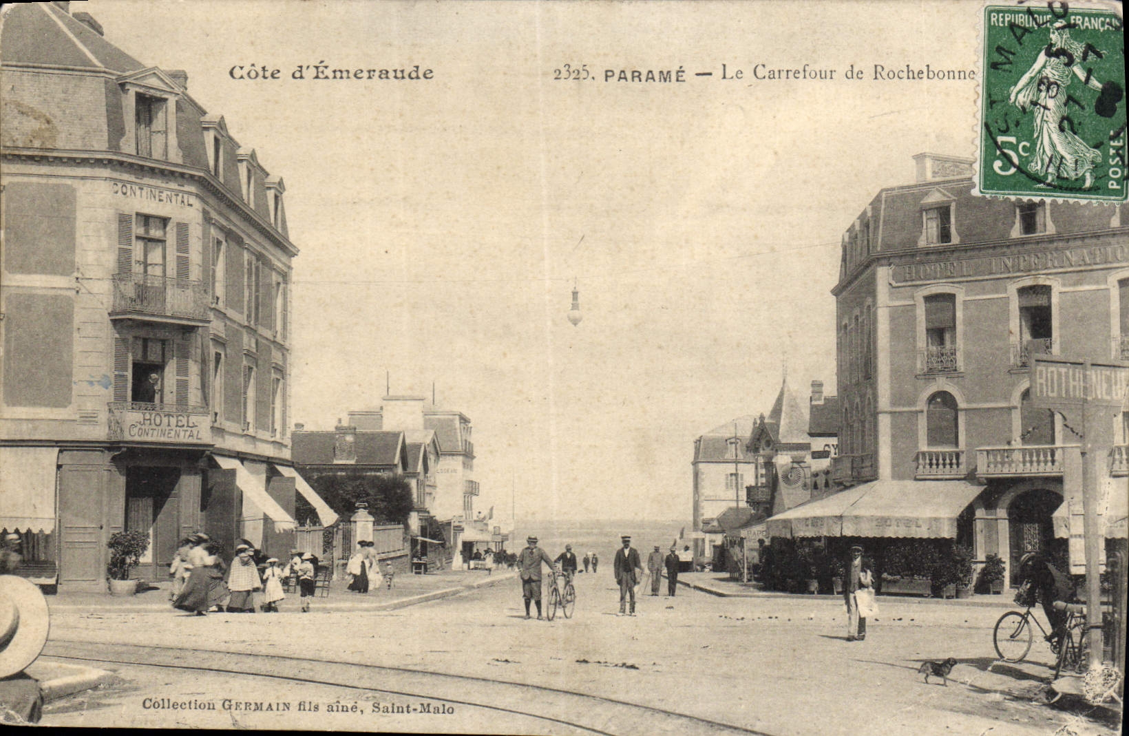 CPA Parame Le Carrefour De Rochebonne