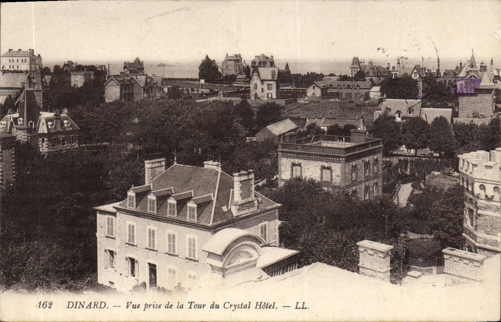 CPA Dinard Vue Prise De La Tour Du Crystal Hotel