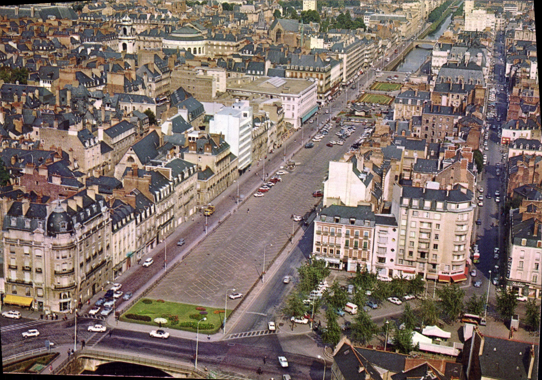 CPSM Rennes Vue Aerienne