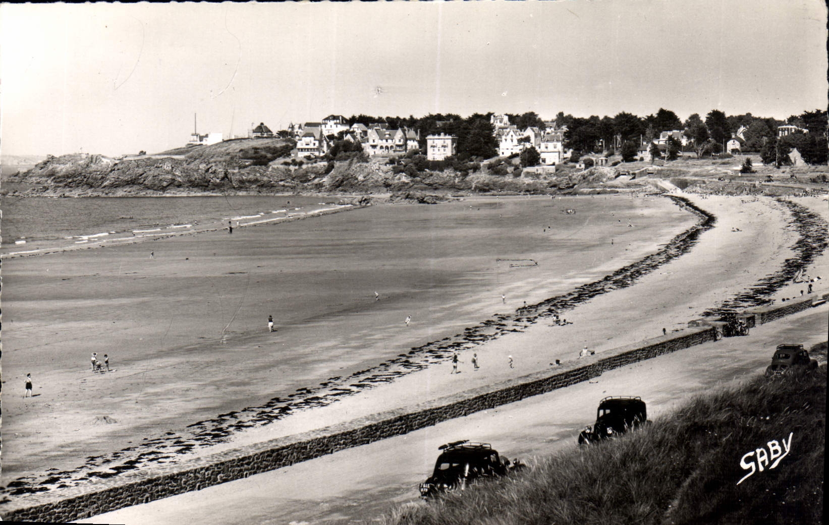 CPA Saint Lunaire Plage De Longchamp