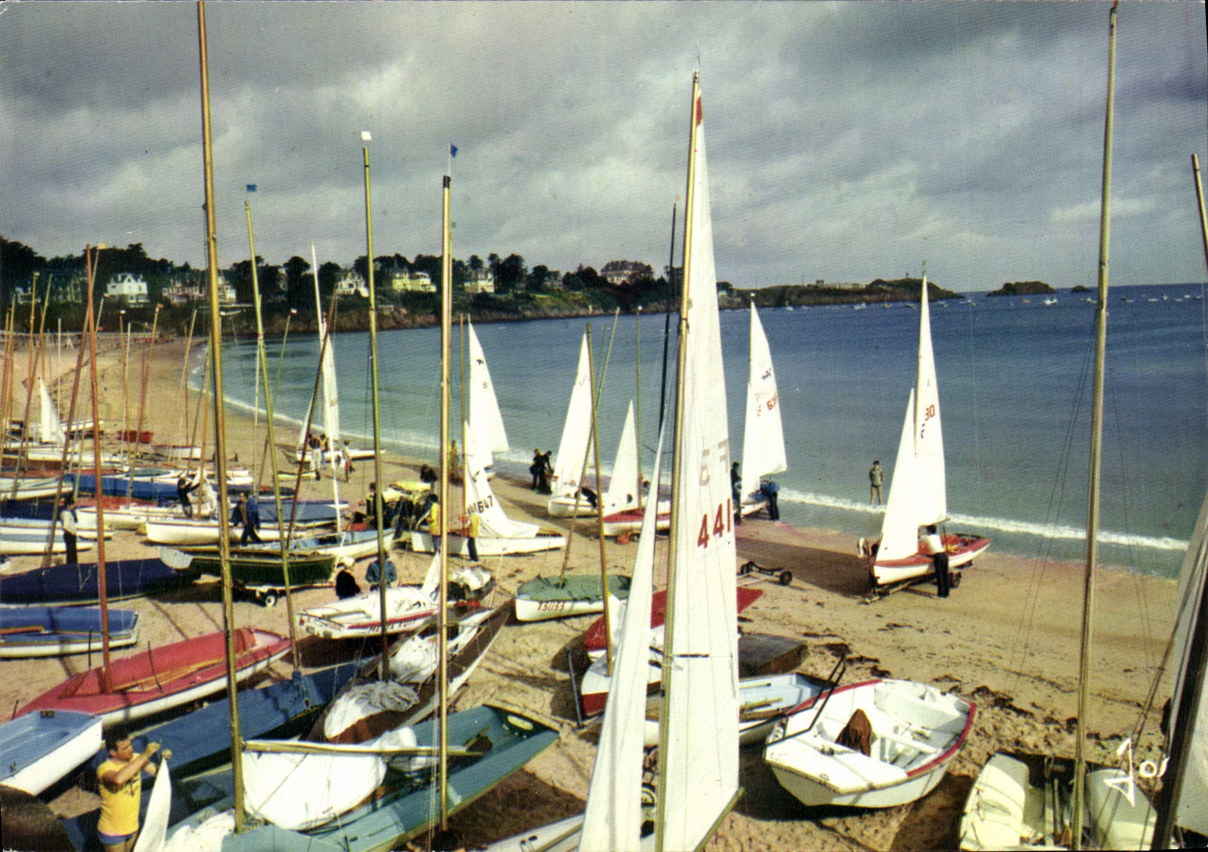 CPSM Saint Lunaire Le Centre Nautique