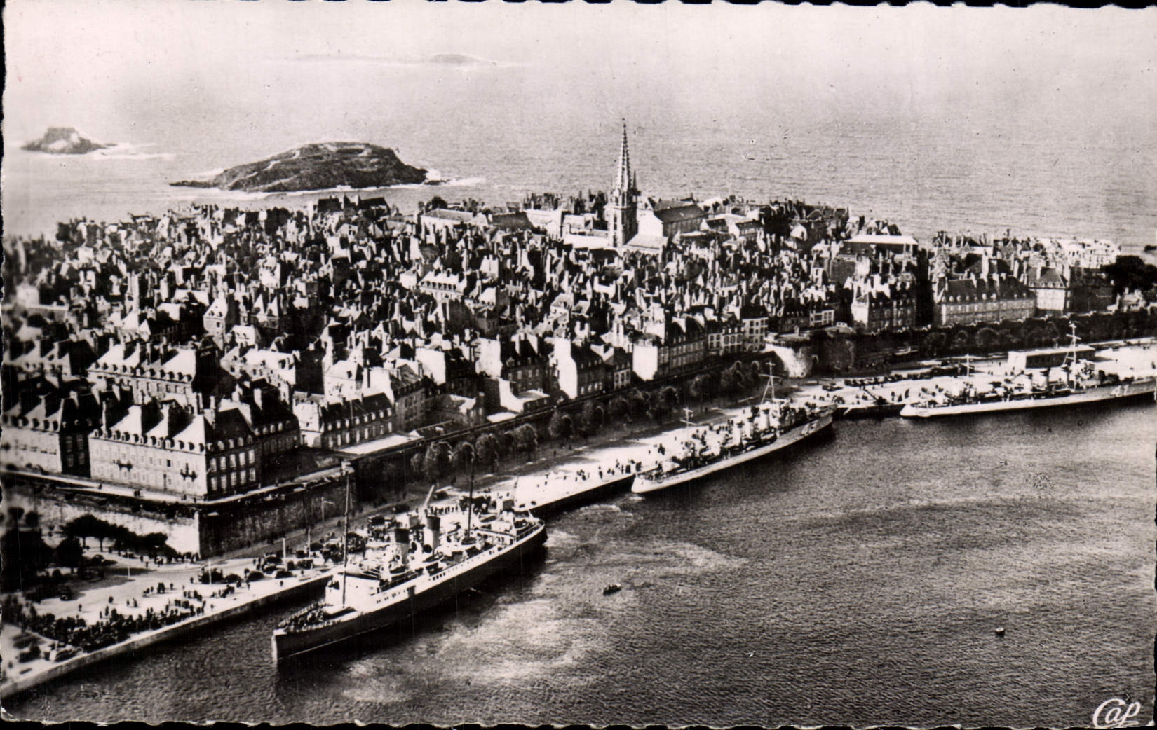 CPA Saint Malo Vue Aerienne