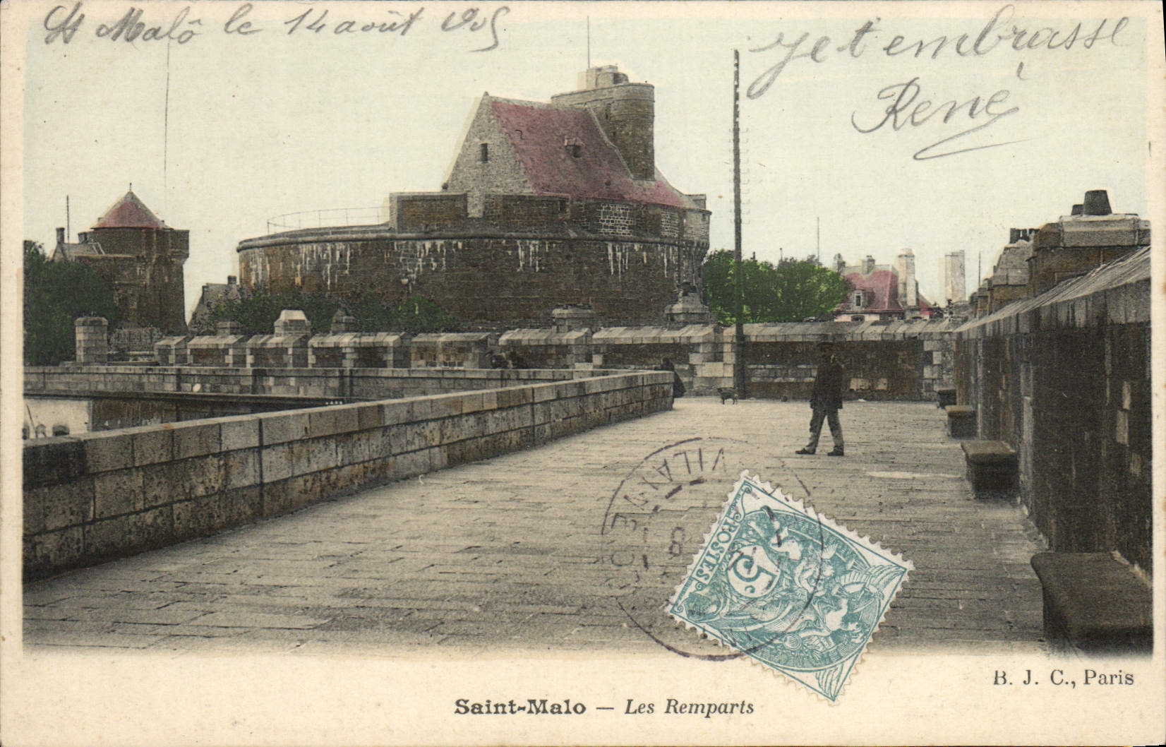 CPA Saint Malo Les Remparts