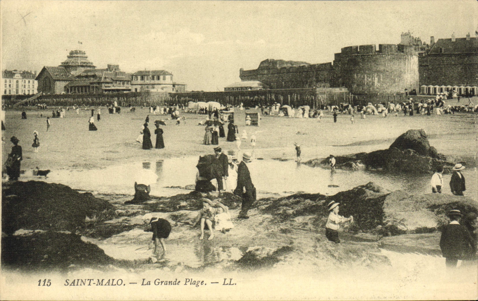 CPA Saint Malo La Grande Plage