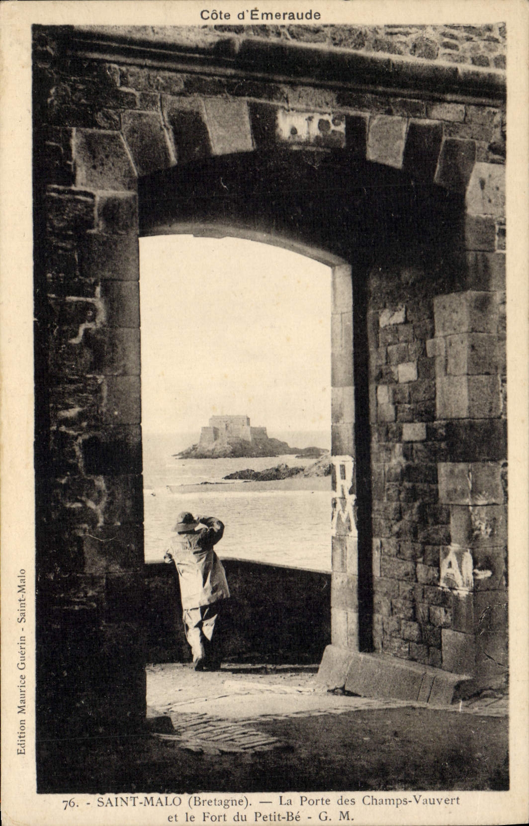 CPA Saint Malo La Porte Des Champs Vauvert