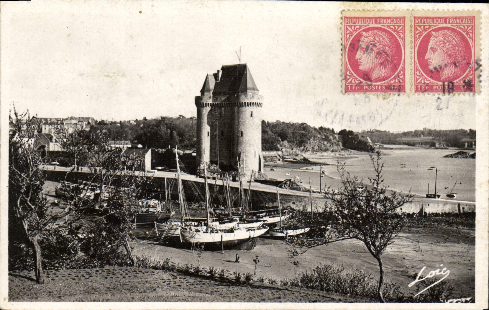 CPA Saint Servan Sur Mer Et I'Embouchure De La Rance port