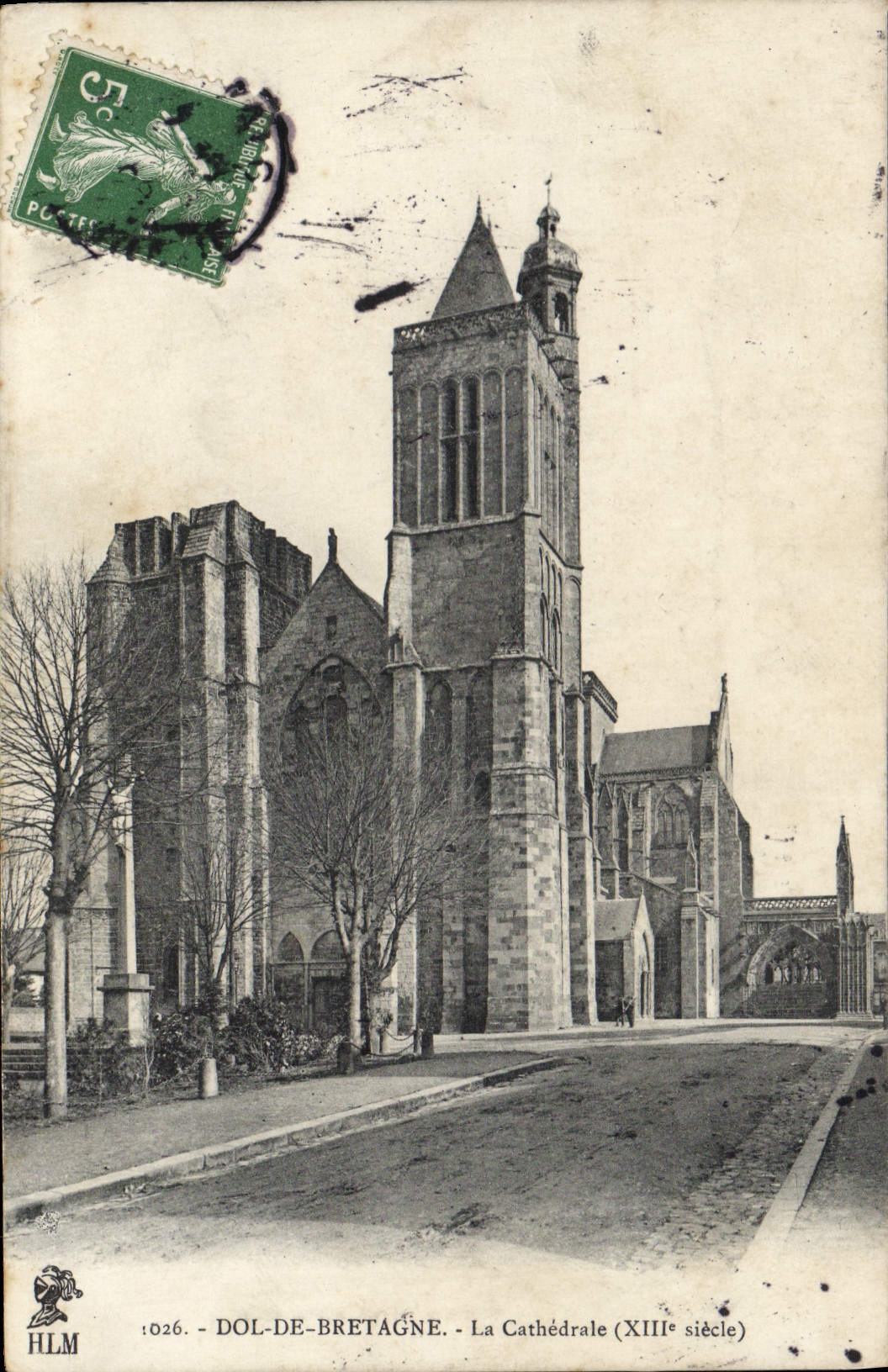 CPA Dol De Bretagne La Cathedrale