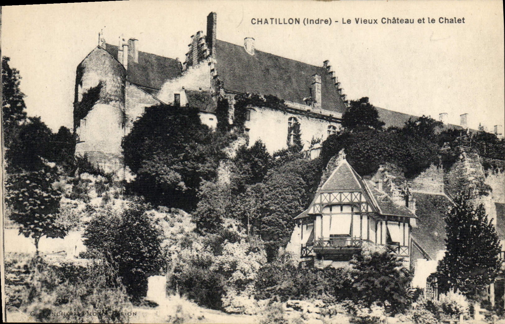 CPA Chatillon Le Vieux Chateau Et Le Chalet