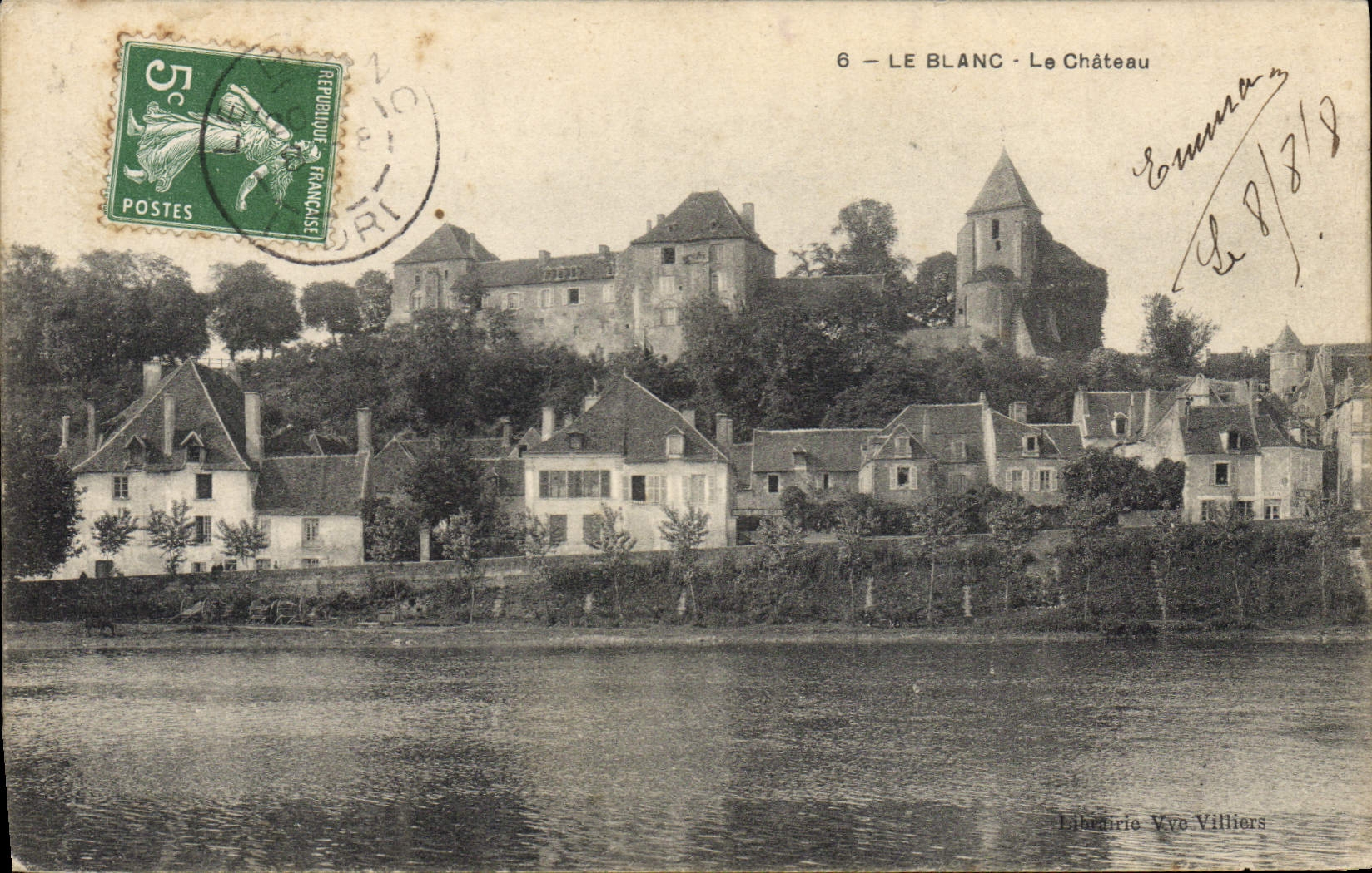 CPA Le Blanc Le Chateau