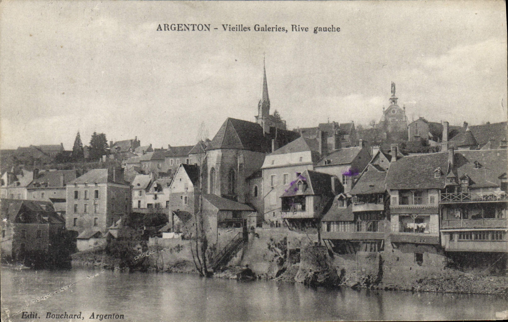 CPA Argenton Vieilles Galeries Rive Gauche