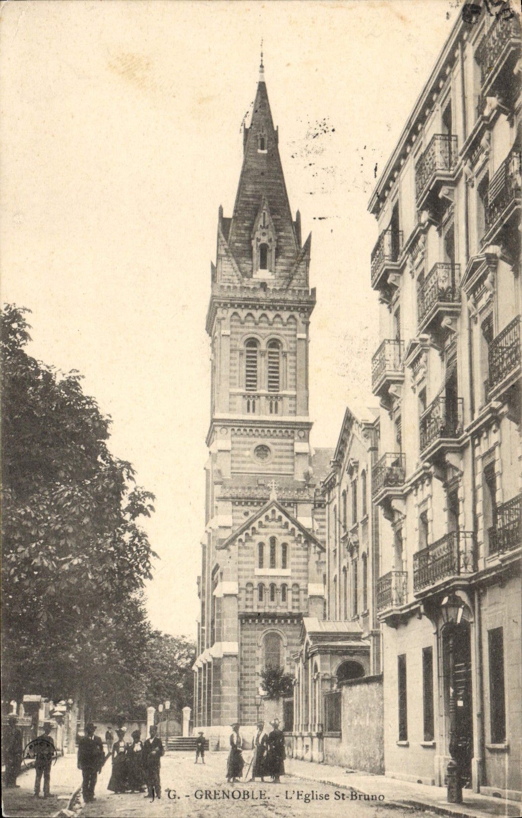 CPA Grenoble L'Eglise St Bruno