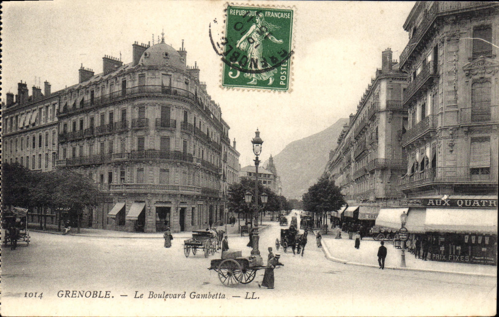 CPA Grenoble Le Boulevard Gambetta